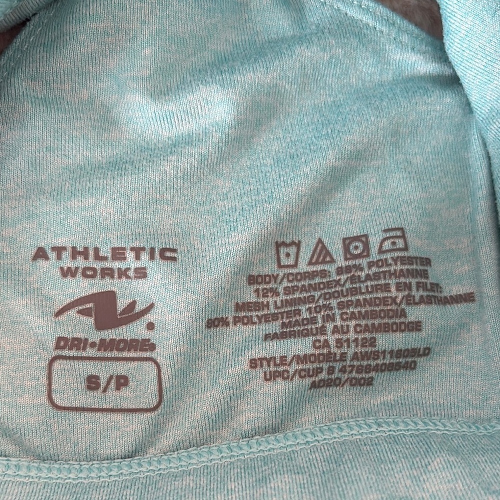 Athletic Works Sky Blue Bra - Picture 3 of 3